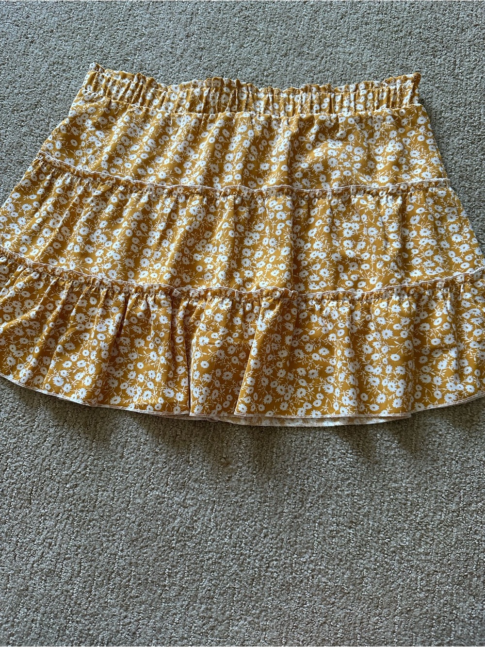 Tiered Floral Mini Skirt XL CLEO Women’s - Picture 5 of 8